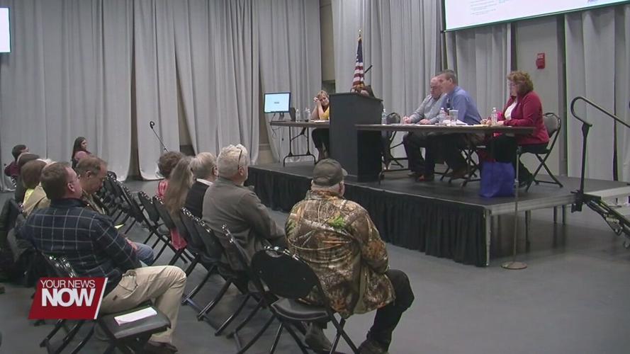 Allen County commissioners present SB 52 map at public hearing
