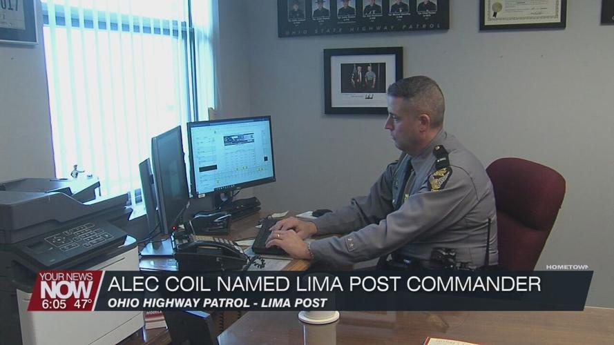 Coil named post commander of Ohio Highway Patrol Lima Post