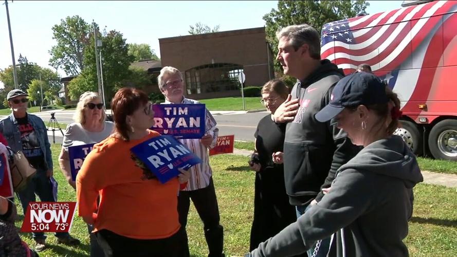 Democratic Senate candidate Tim Ryan connects with Lima voters