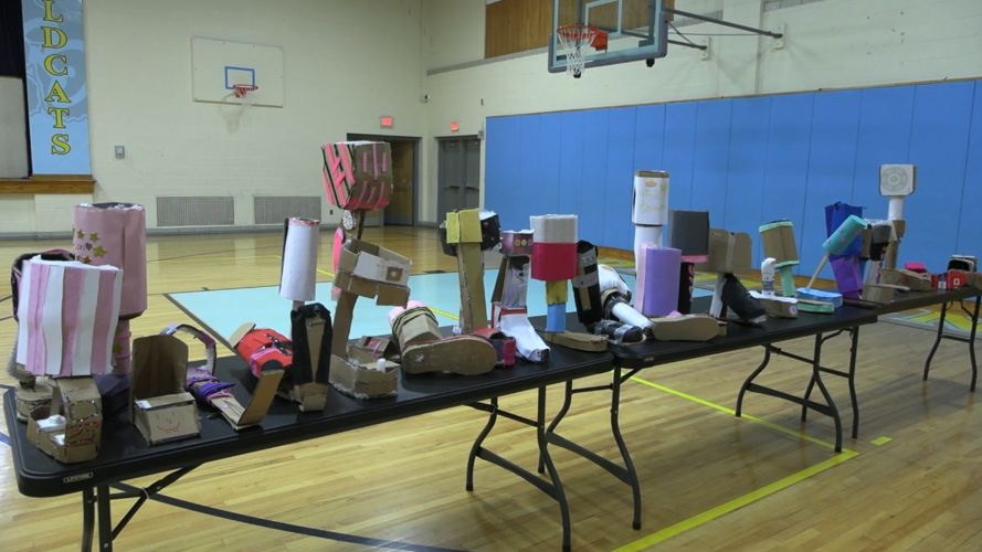 Bath Middle School group designs prosthetics in honor of teacher who had her leg amputated