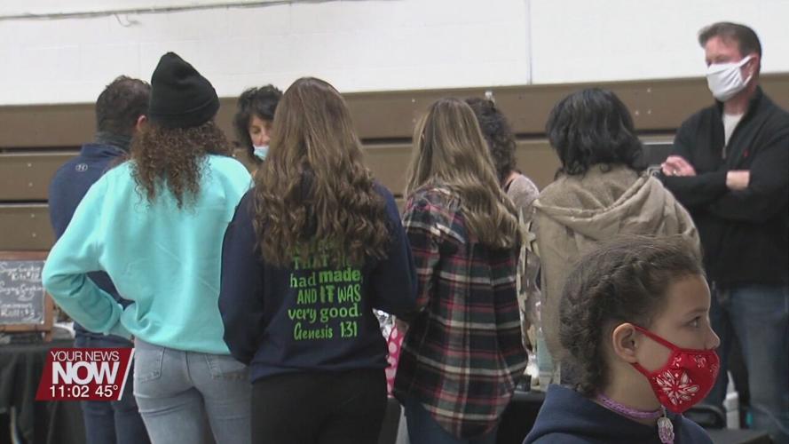 Variety of goods offered at a flea market and craft show Saturday