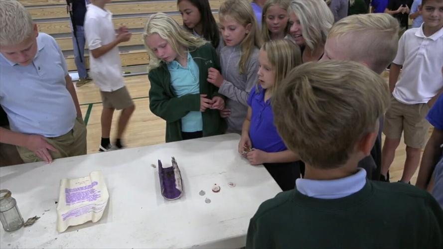 101-year-old time capsule opened at Sts. Peter and Paul Catholic School