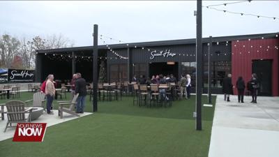 Gov. Mike DeWine visits Central Business District in Downtown Lima