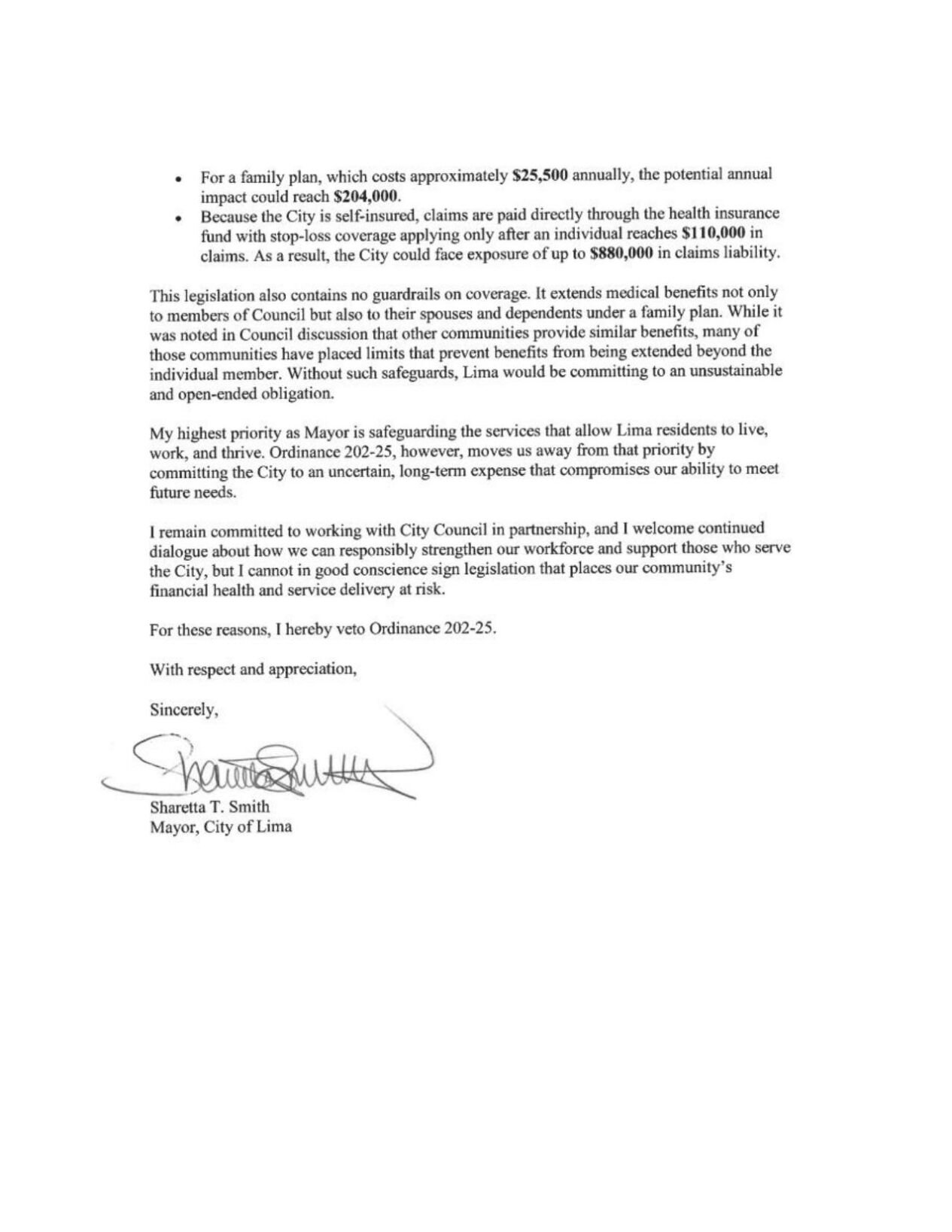 Smith veto pg 2