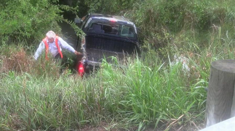 Driver OK after single-vehicle crash near Delphos