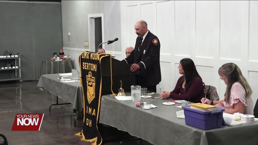 Lima Noon Sertoma Club names Kendall Harrod as 2024 Firefighter of the Year