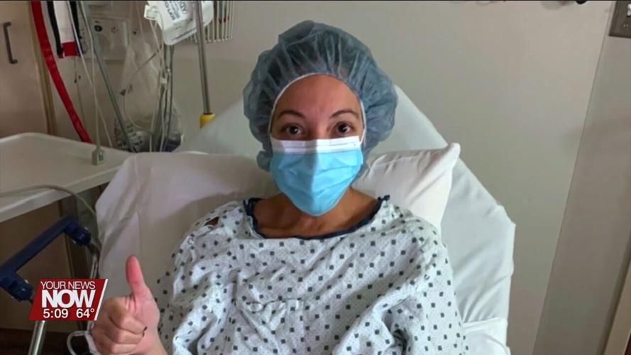 Woman battles breast cancer while pregnant