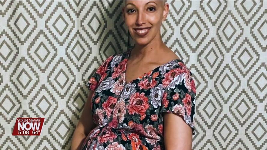 Woman battles breast cancer while pregnant