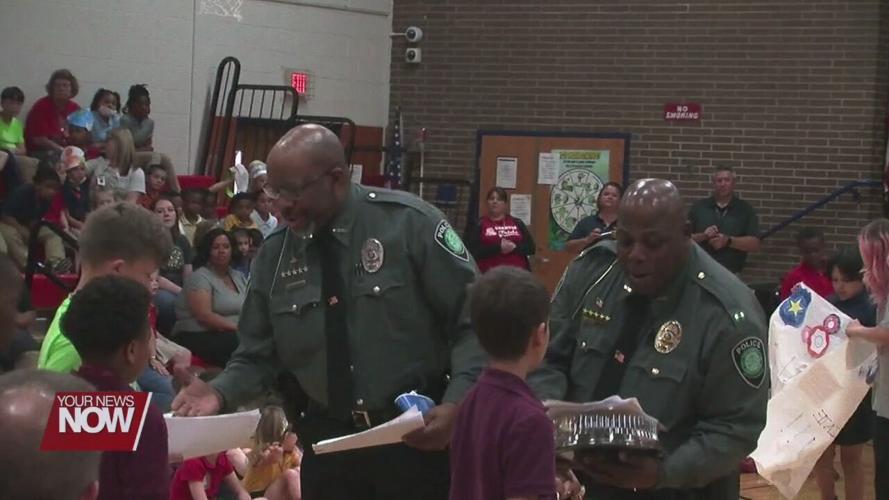 Lima City School students hold pep rally for local law enforcement
