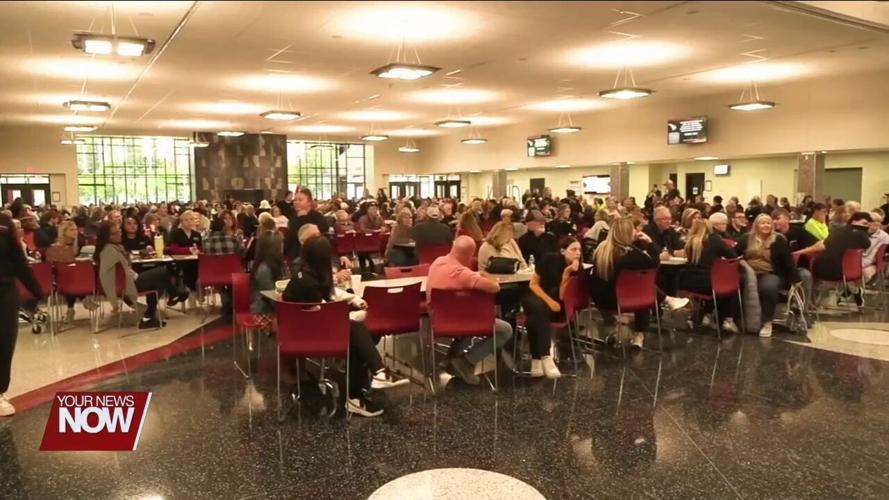 Grandparents spend the day with students at Apollo Career Center