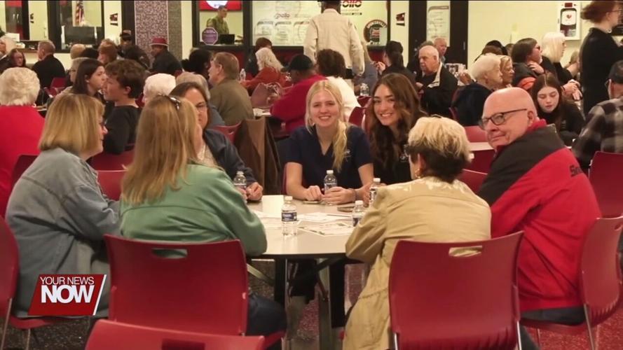Grandparents spend the day with students at Apollo Career Center