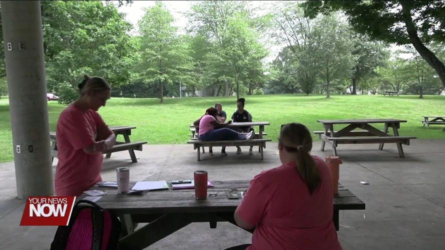 Staff gearing up for the City of Lima's Summer Playground Program