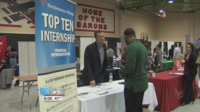 Job seekers and employers come together at the Spring Job and Internship Fair