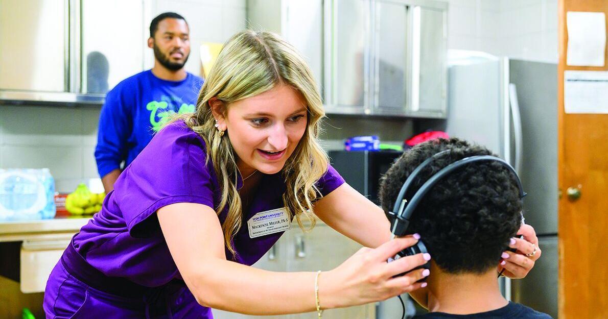 HPU students conduct free vision, hearing screenings