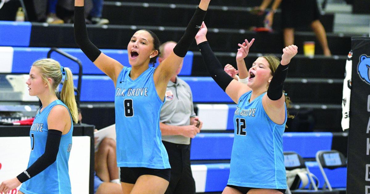 Oak Grove volleyball rallies past Northwest