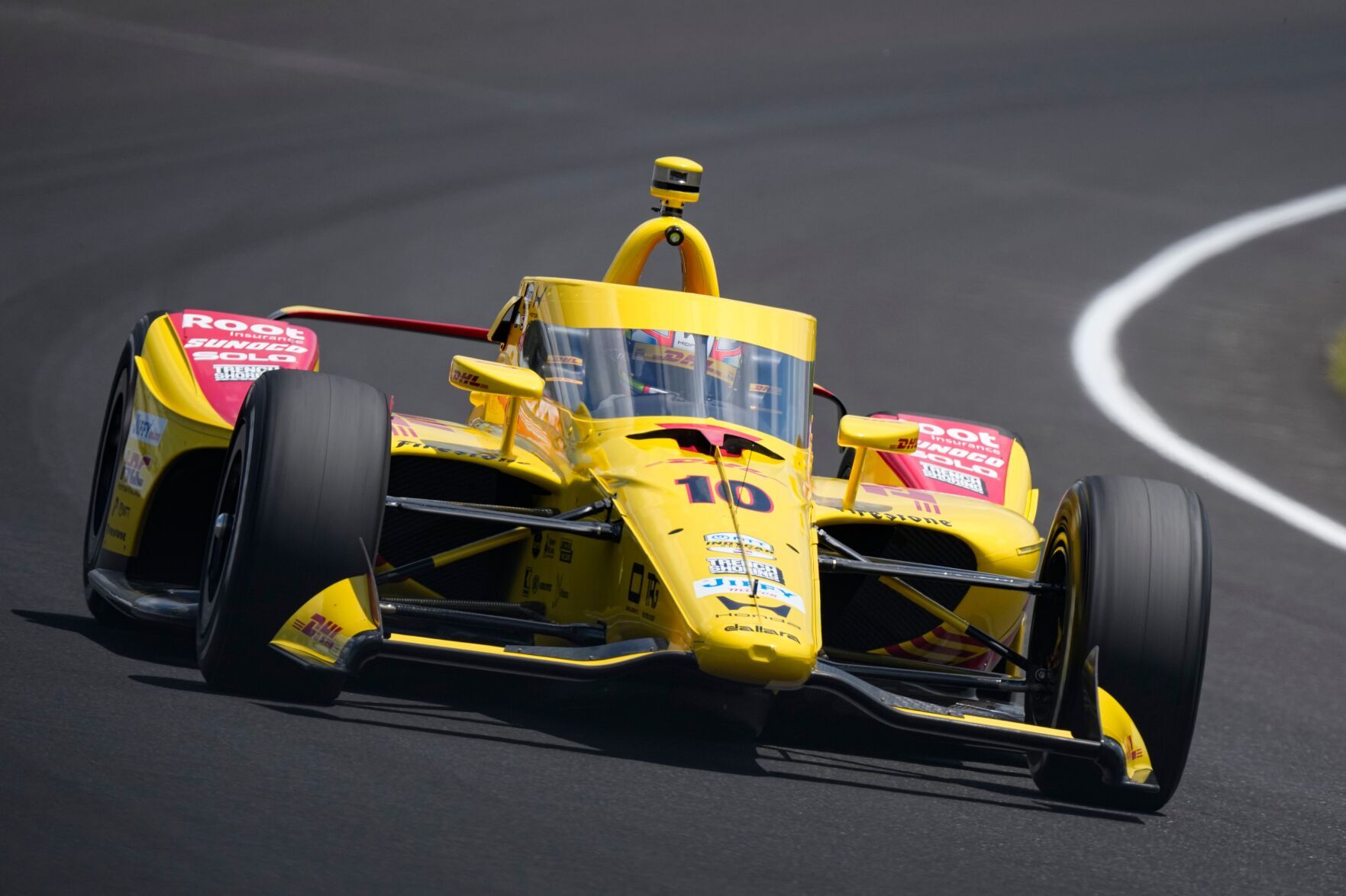 Alex Palou starts his Indianapolis 500 title from the pole after