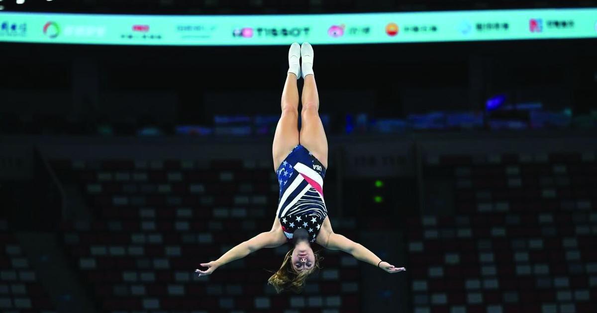 Trampolinist Archdale trampolinist wins silver medal at elite competition | Archdale ...