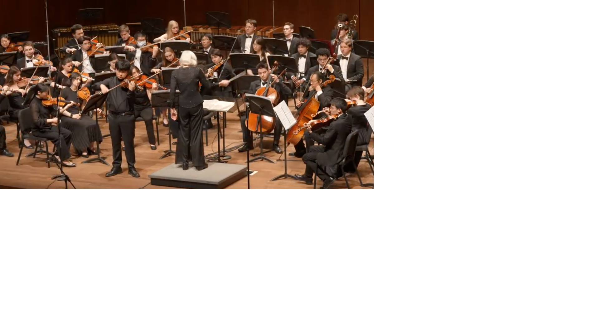 A cornucopia of performances available on video from the U. of C. department of music
