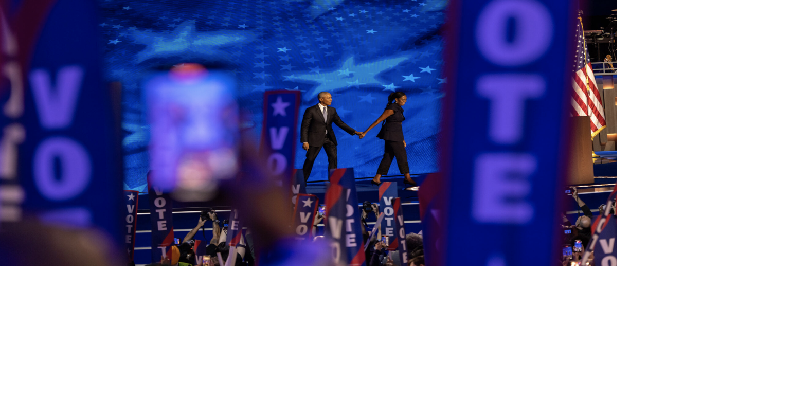 Obamas thrill on day 2 of DNC | Evening Digest | hpherald.com
