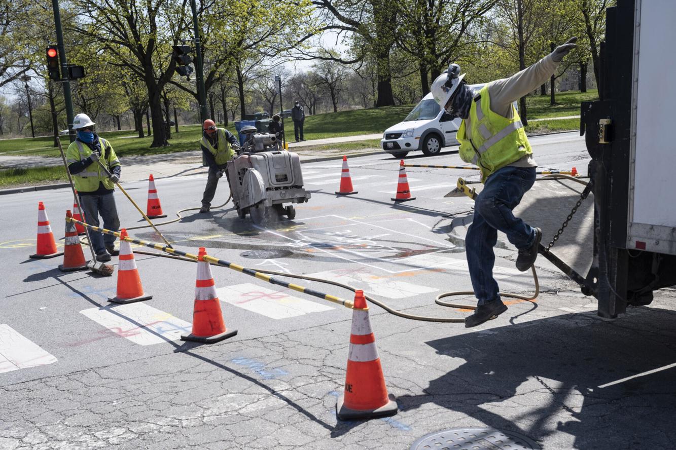 Photo: Utility relocation work starts for Obama Center | Evening Digest ...