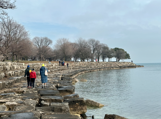 New Year's Day mood optimistic on Promontory Point Evening Digest