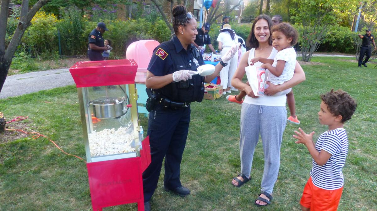 UCPD night out in Nichols Park