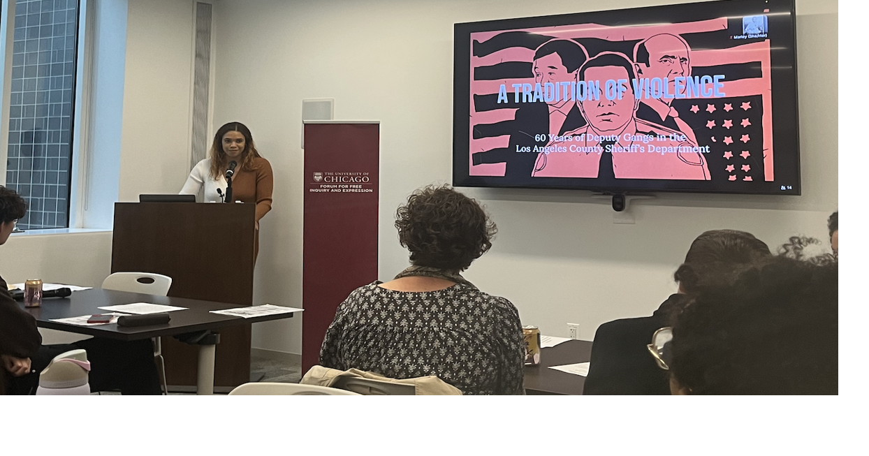 At U. of C., journalist recounts uncovering deputy gangs in L.A. Sheriff’s Department