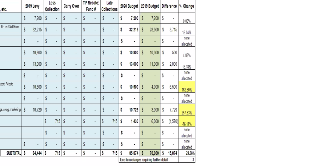 2020 Downtown Hyde Park budget focuses on district marketing; no