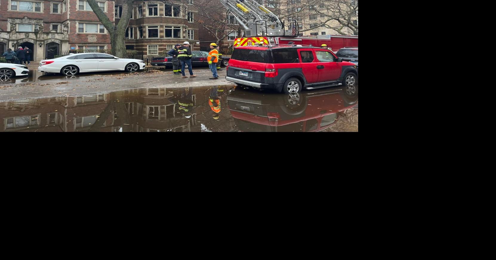 Woman critically injured after massive early morning fire in Hyde Park ...
