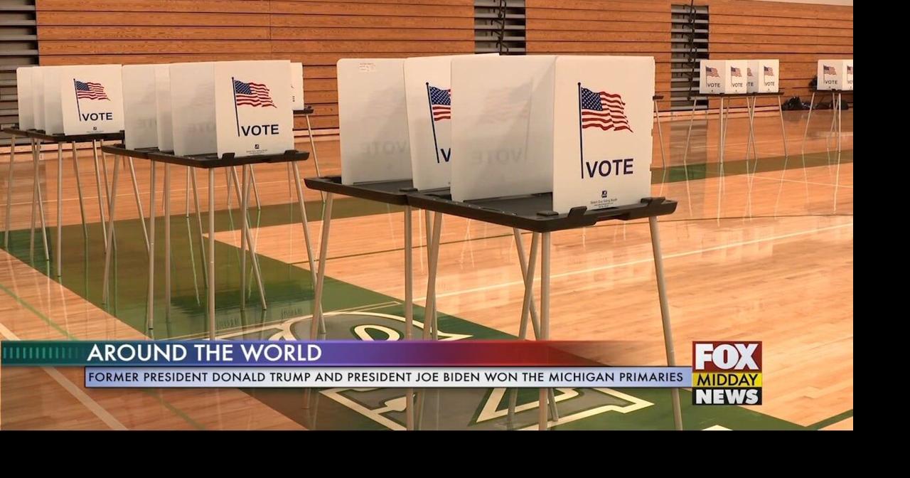President Biden And Donald Trump Secure Wins In Michigan Primaries