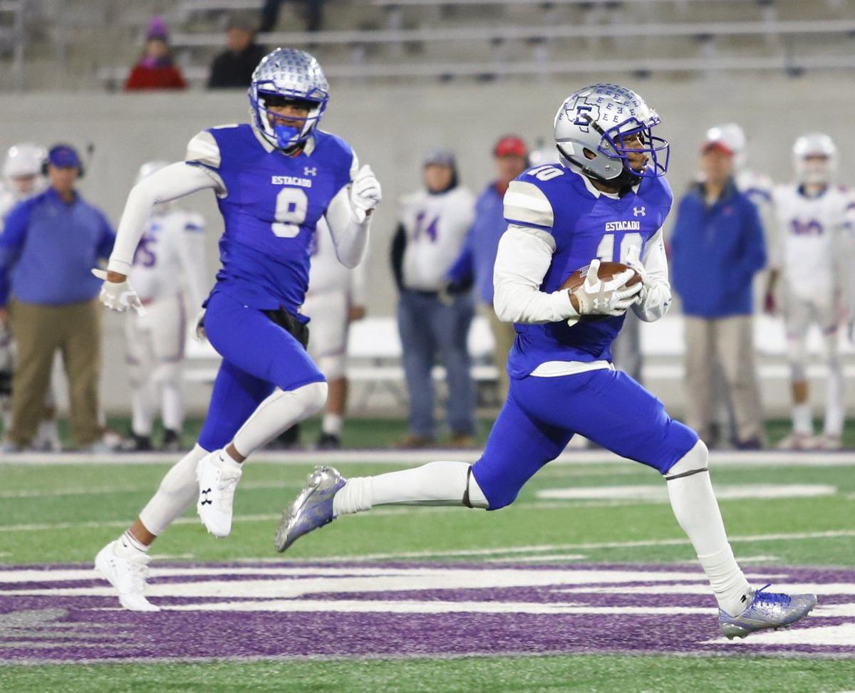 Football Estacado Grinds Past Feisty Graham 40 21 Behind Passing