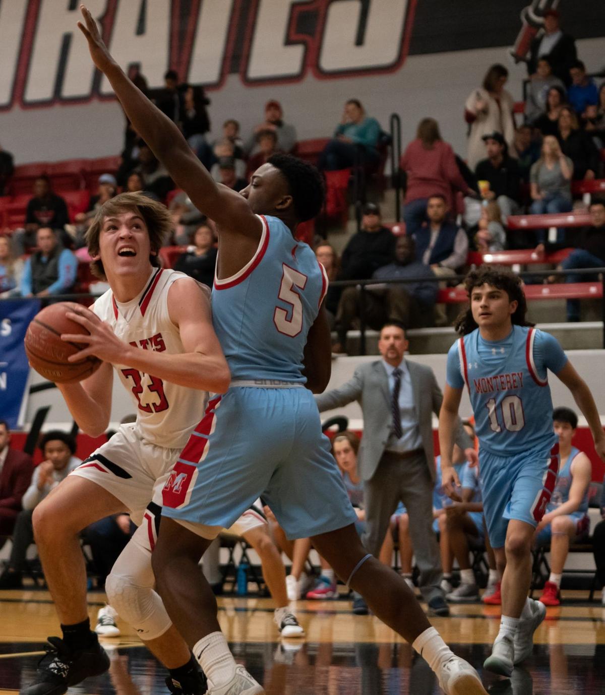 Boys Basketball Monterey Comes Out Blistering Hot To Dash Past