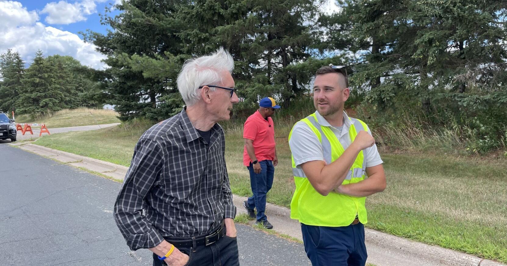 Helping out in Hudson; Governor Evers stops to promote infrastructure - Vimarsana News