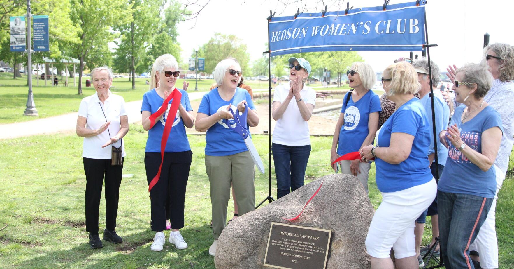 Hudson Women's Club reintroduces plaque honoring Hudson's Native American history | Local News - Vimarsana News