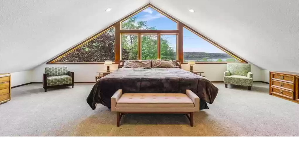 PHOTOS Mid century modern home overlooking Lake Mallalieu for sale