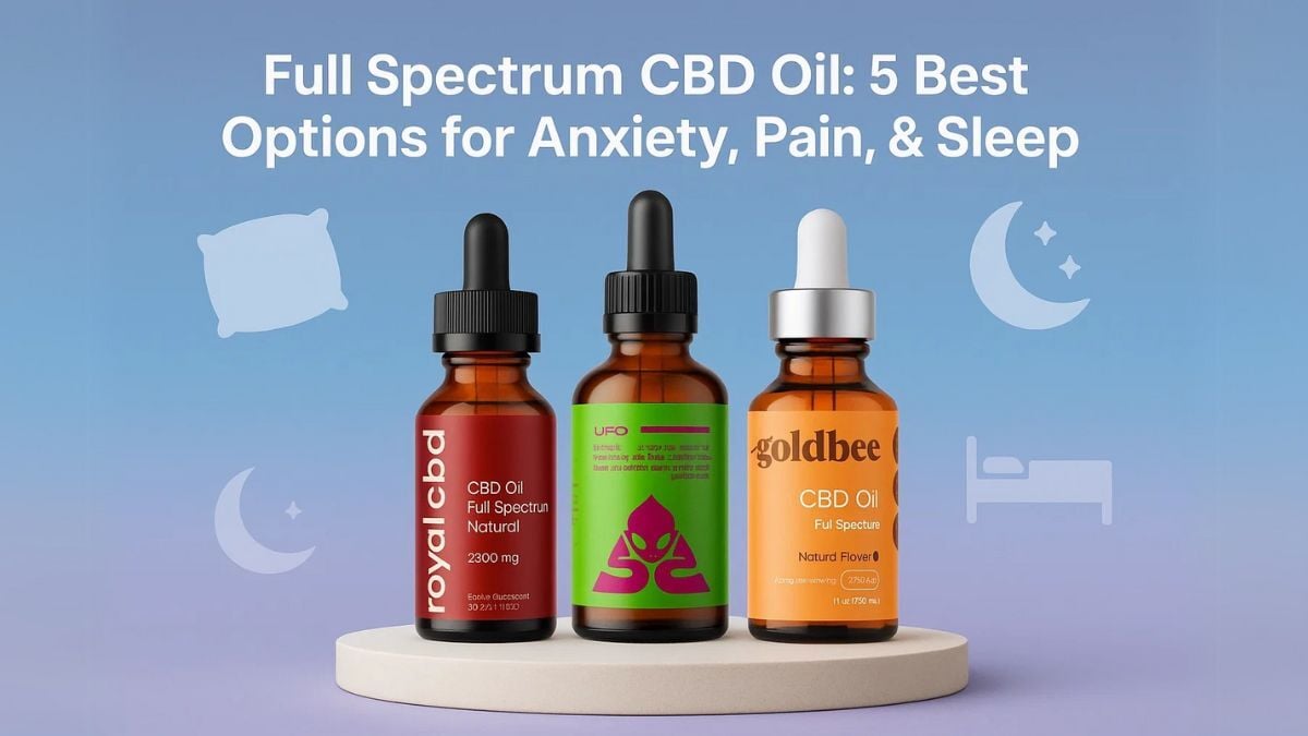 Top Full-Spectrum CBD Oils for Anxiety, Pain & Sleep Relief | Cannabis |  hudsonstarobserver.com