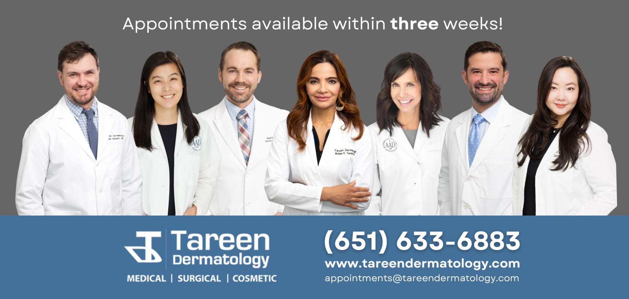 Business spotlight Tareen Dermatology understands importance of skin