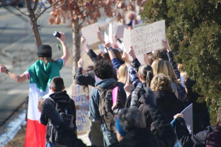 Hudson students walk out on Friday in protest of ICE | Local News ...