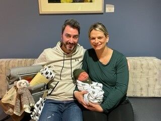 Hudsons first baby of 2022
