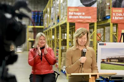 Ann Searles and Tammy Baldwin