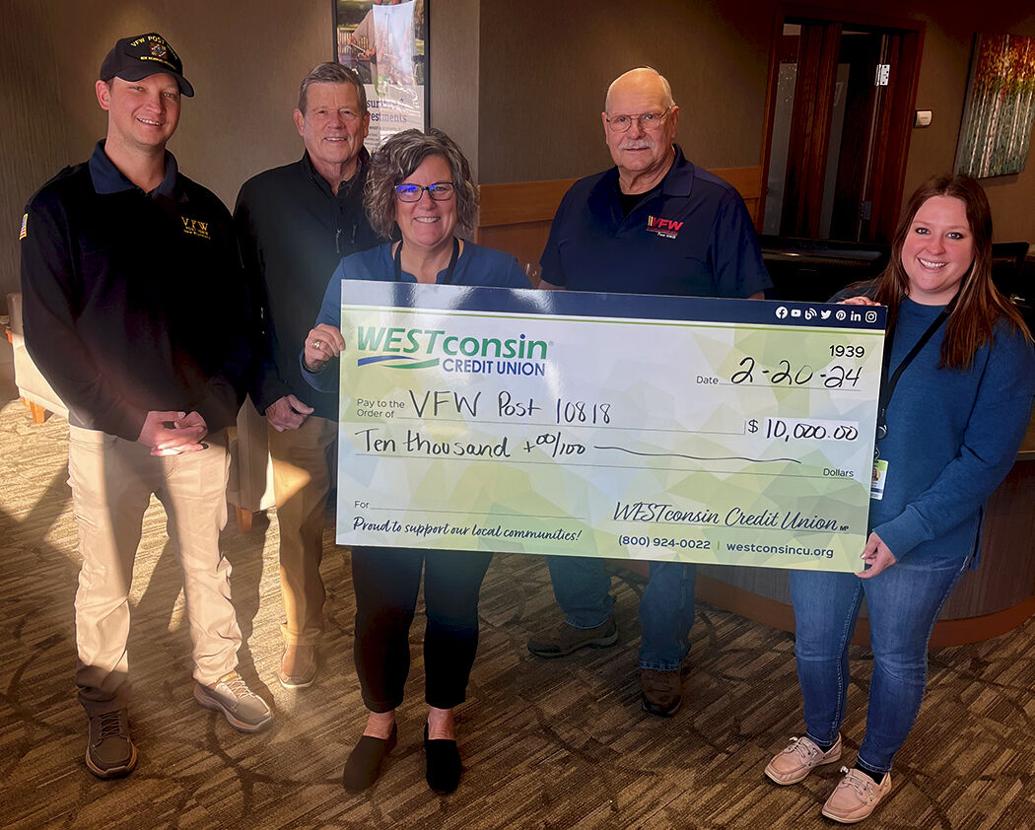 WESTconsin Credit Union gives 10,000 to Freedom Park Center Local