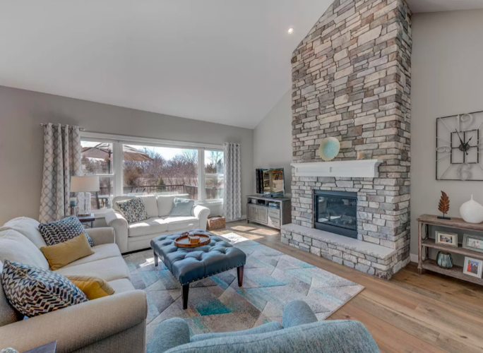 Unique fireplaces are at the heart of the home in these 5 Wisconsin