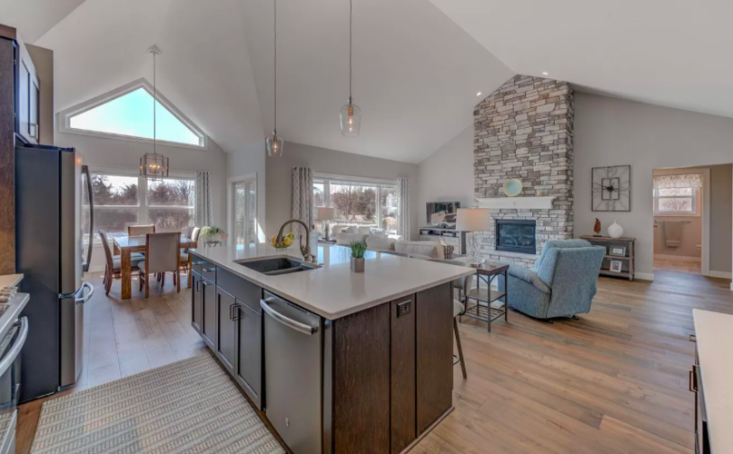 Unique fireplaces are at the heart of the home in these 5 Wisconsin