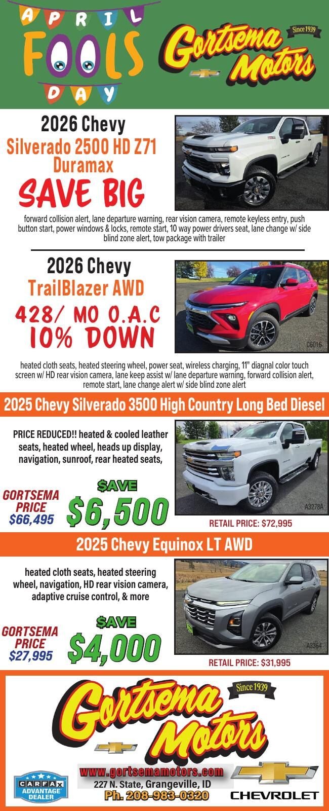 U of I Fall Dean’s List | Clearwater | idahocountyfreepress.com