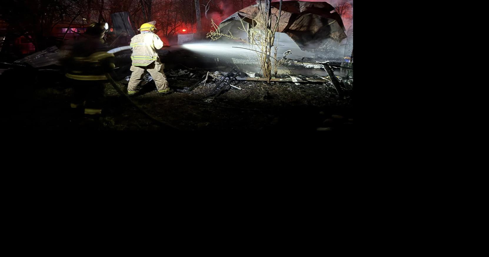Vacant trailer destroyed in April 9 late-night fire on Ridgewood Drive ...