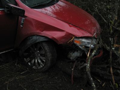 1-vehicle accident on Hwy 12 sends 2 to the hospital Police and Fire