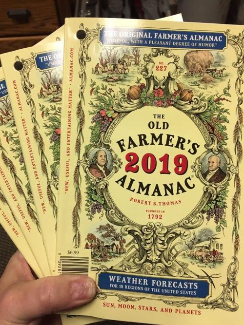 Farmer S Almanac 2019 Available Business Idahocountyfreepress Com