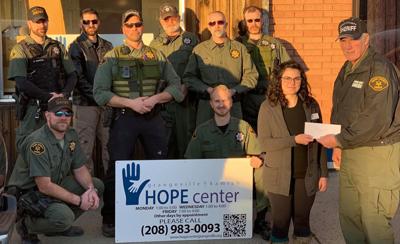 Deputies Avoid Close Shave, Donate To Charity