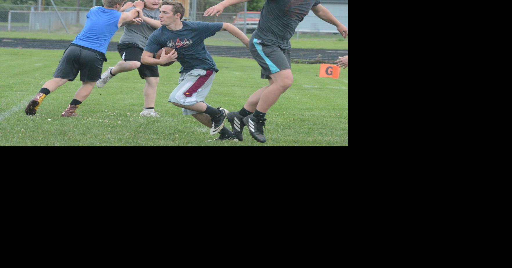 Football in the air early in Kamiah Sports