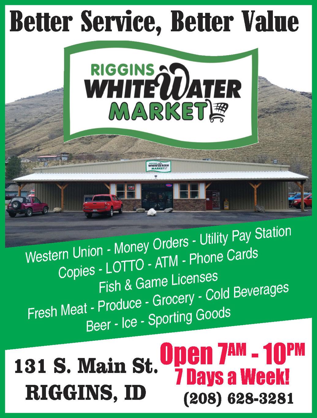 Riggins WhiteWater Market Getacquainted